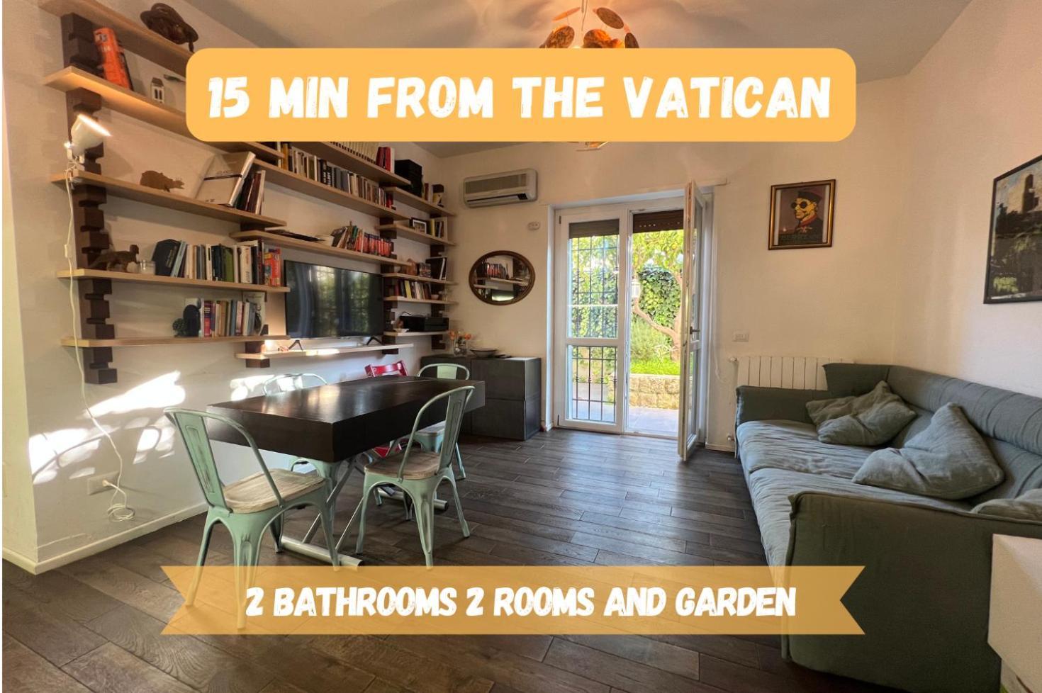 15 Min From The Vatican Wi-Fi And Garden المظهر الخارجي الصورة